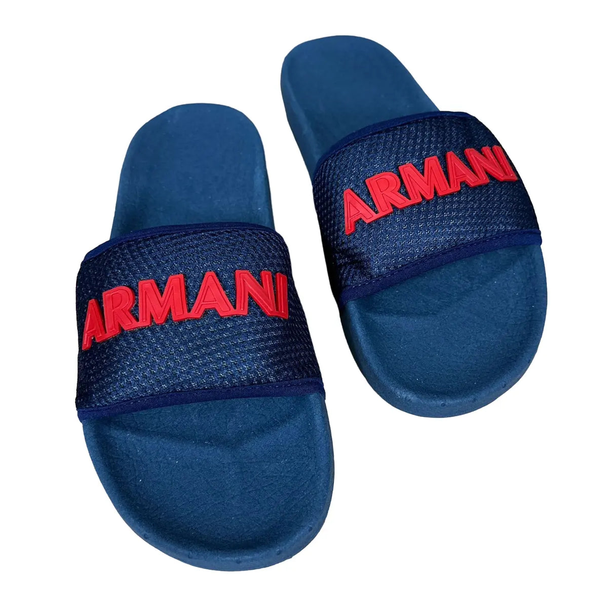 Chinelo Slide Armani Azul Marinho