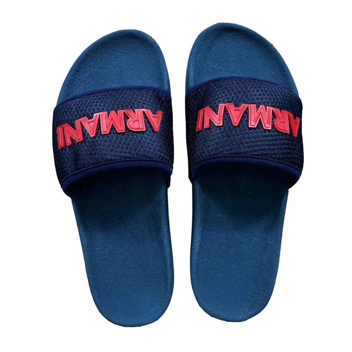 Chinelo Slide Armani Azul Marinho