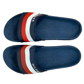Chinelo Slide T. Hilfiger Azul Marinho
