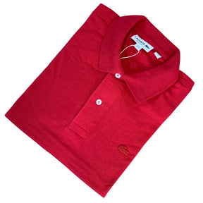 Camisa Polo LCT Masculina Regular Fit Cor Vermelha