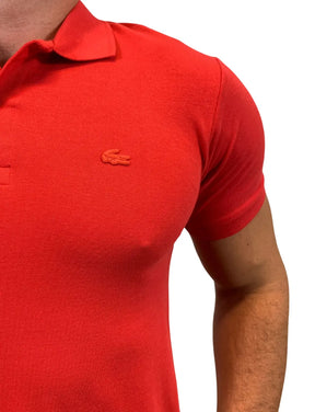 Camisa Polo LCT Masculina Regular Fit Cor Vermelha