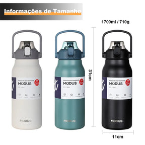 Garrafa Térmica à Vácuo em Aço Inoxidável Modus 1700ml