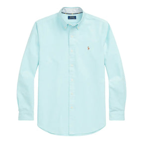 Camisa PRL Masculina Regular Fit Algodão Verde Claro