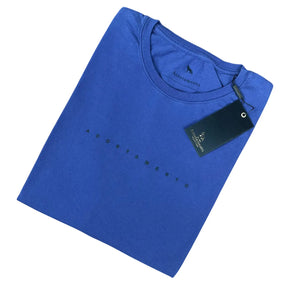 Camiseta Masculina Regular Fit Algodão com Elastano Cor Roxa