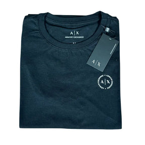 Camiseta Masculina Manga Curta Cor Preta em Seda Pima