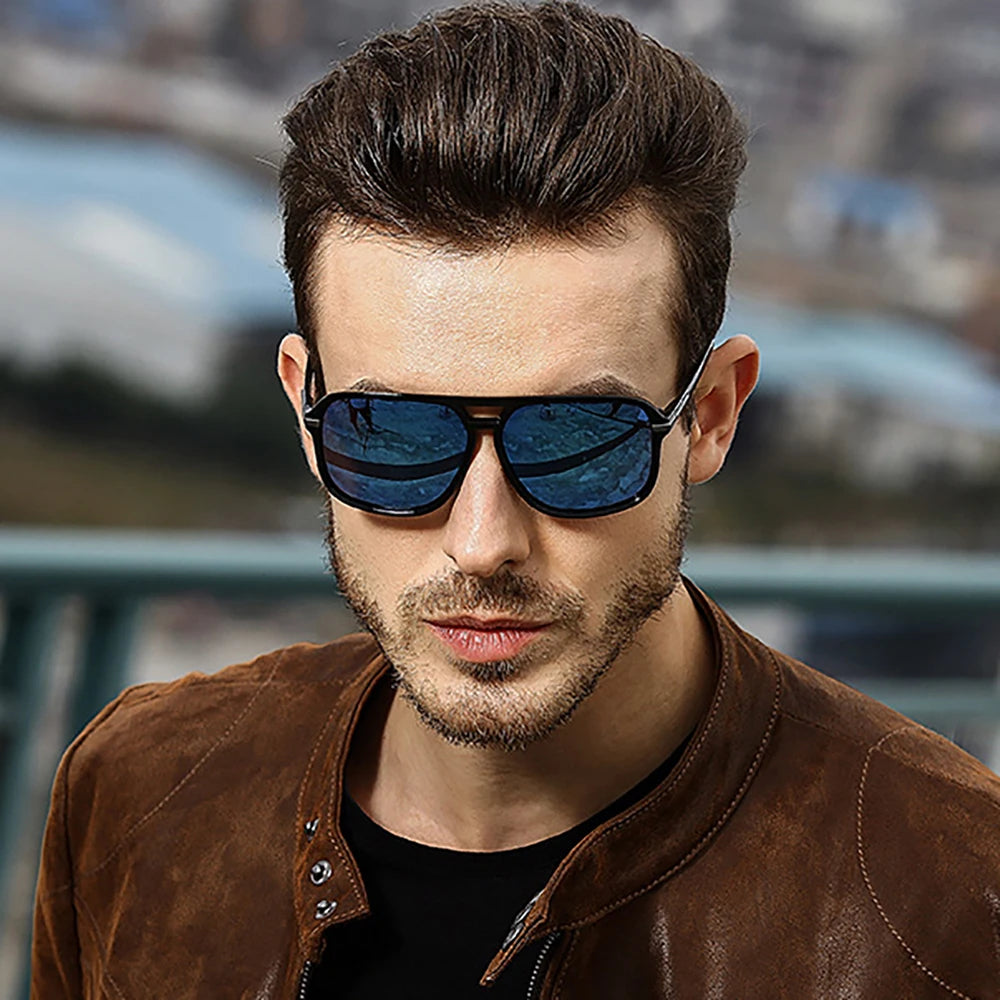 Óculos de Sol Masculino Aviador Vivibee em Policarbonato