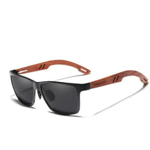 Óculos de Sol Masculino KingSeven Armação Vintage Madeira B5507
