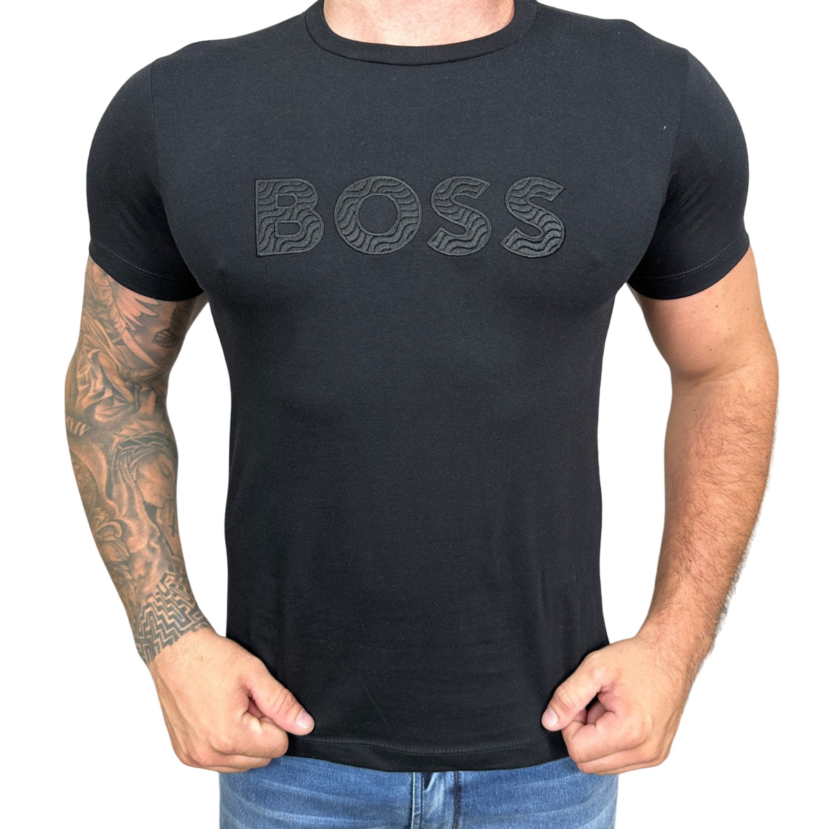 Camiseta HB Masculina Manga Curta Cor Preta